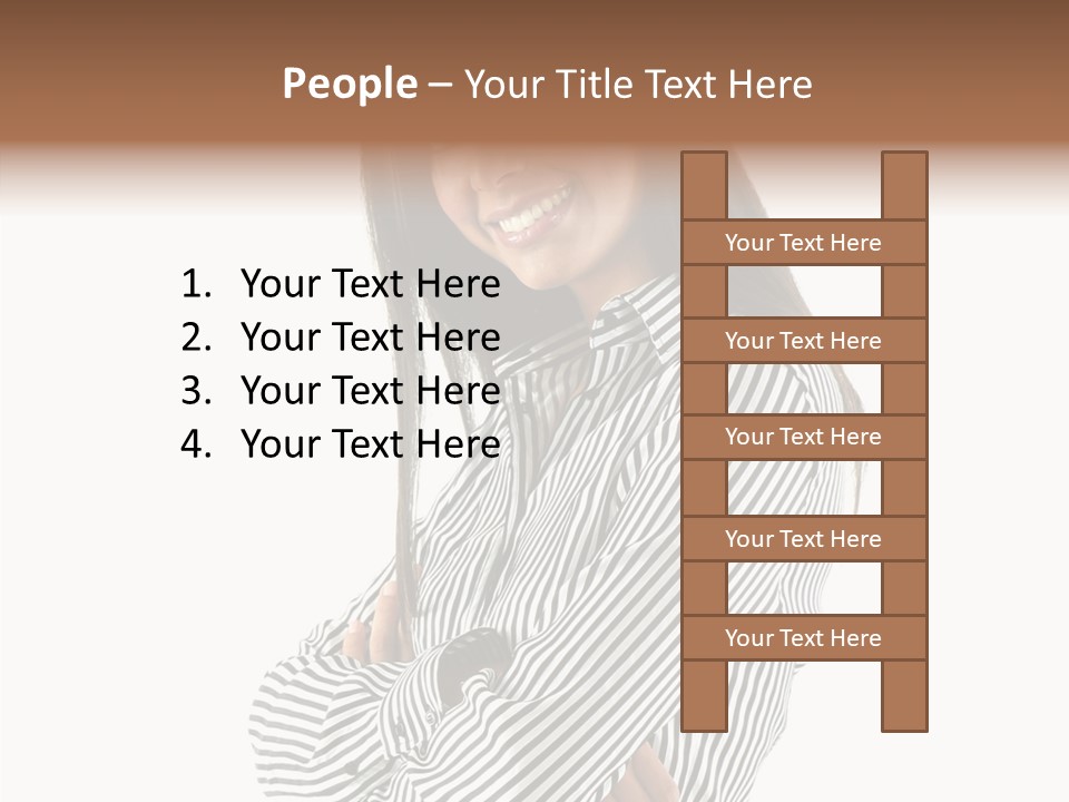 Senior  Closeup Holding Hands PowerPoint Template