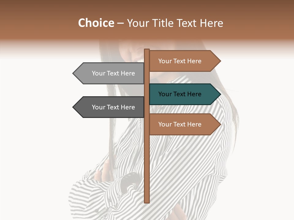 Senior  Closeup Holding Hands PowerPoint Template