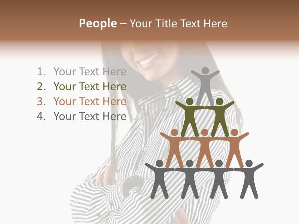 Senior  Closeup Holding Hands PowerPoint Template