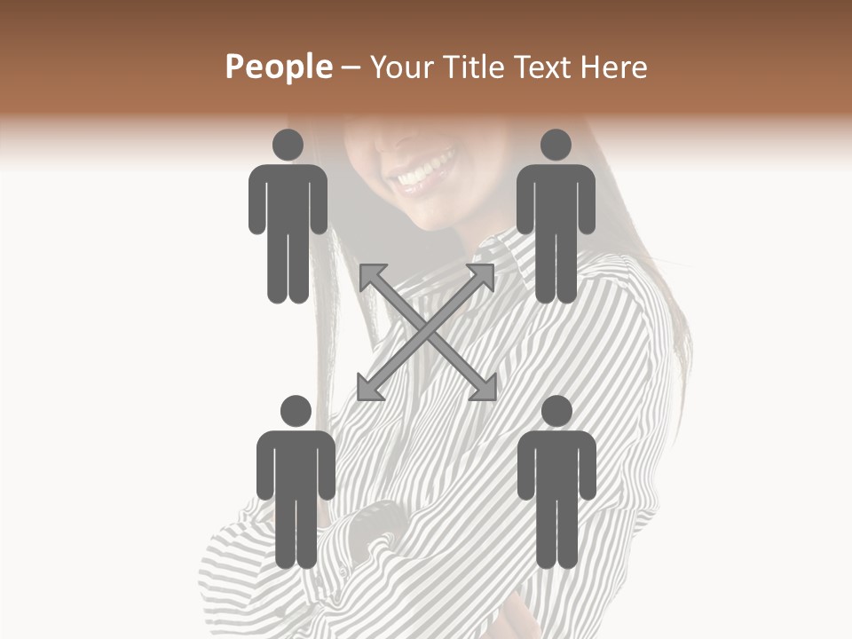 Senior  Closeup Holding Hands PowerPoint Template