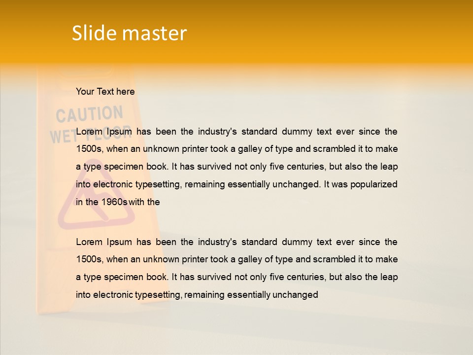 Elderly Touching White PowerPoint Template