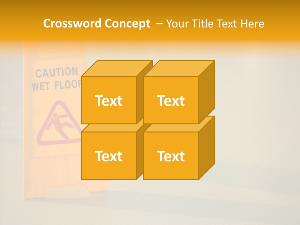 Elderly Touching White PowerPoint Template