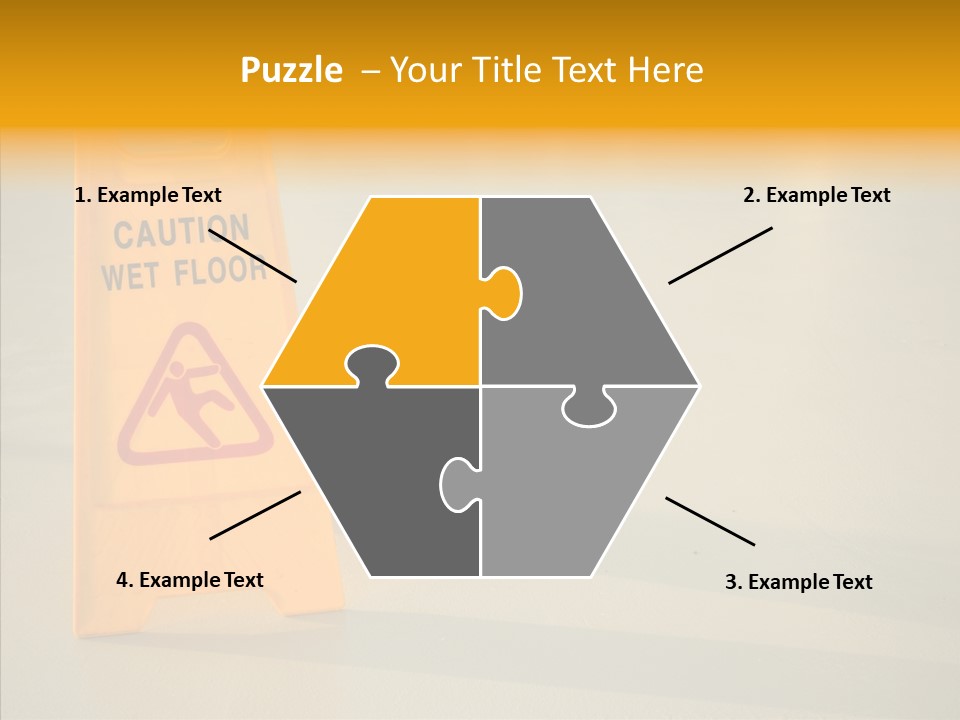 Elderly Touching White PowerPoint Template