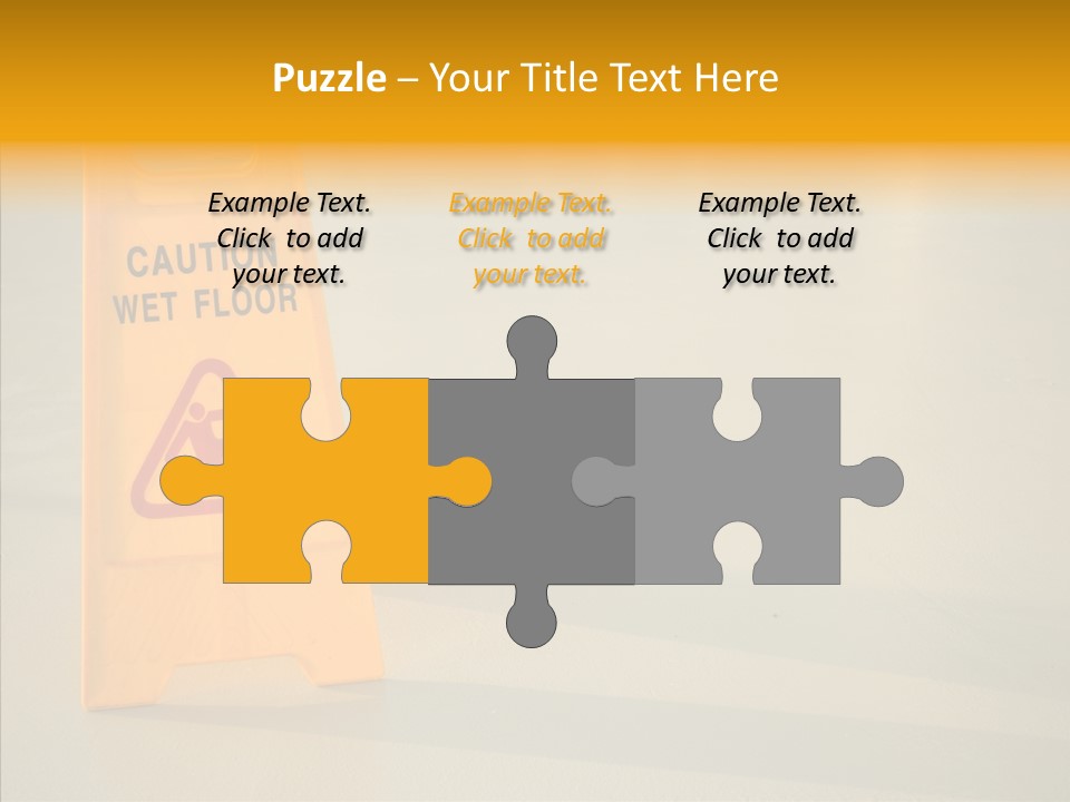 Elderly Touching White PowerPoint Template