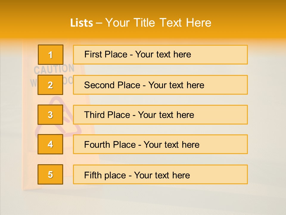 Elderly Touching White PowerPoint Template