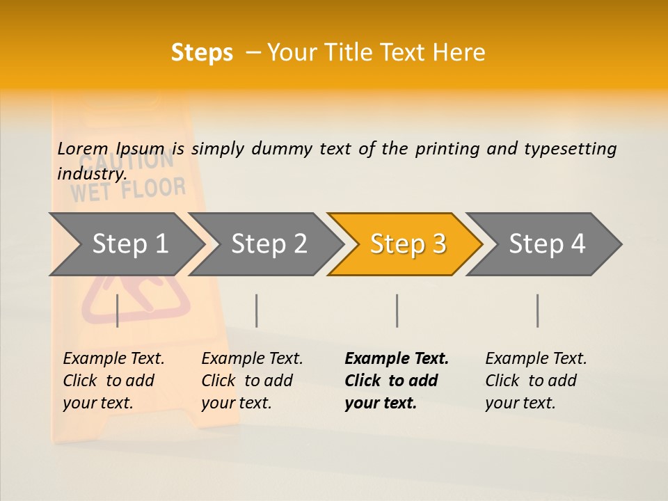 Elderly Touching White PowerPoint Template