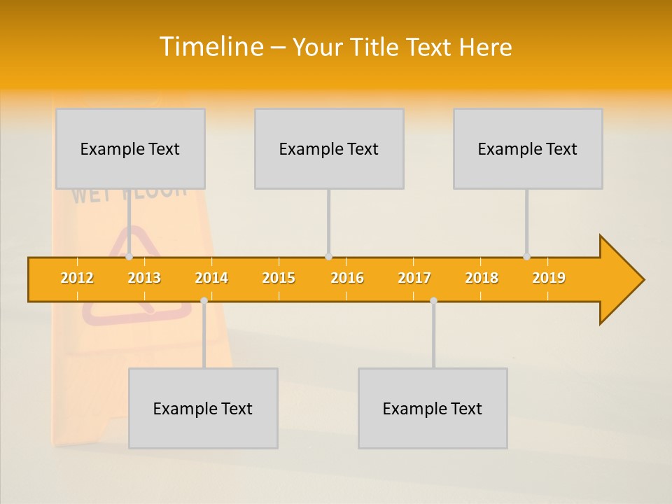 Elderly Touching White PowerPoint Template
