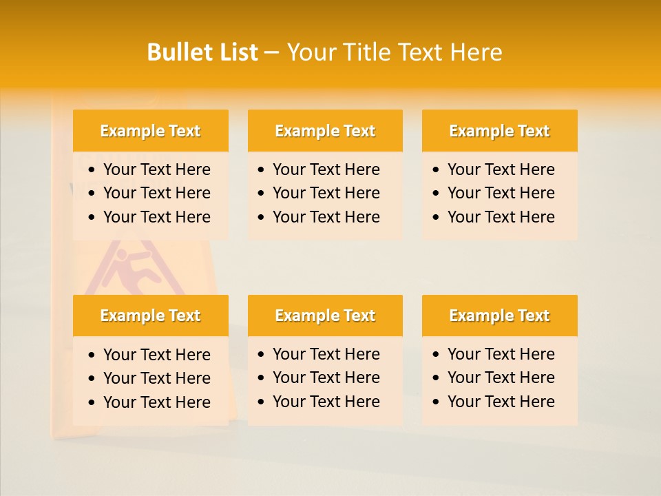 Elderly Touching White PowerPoint Template