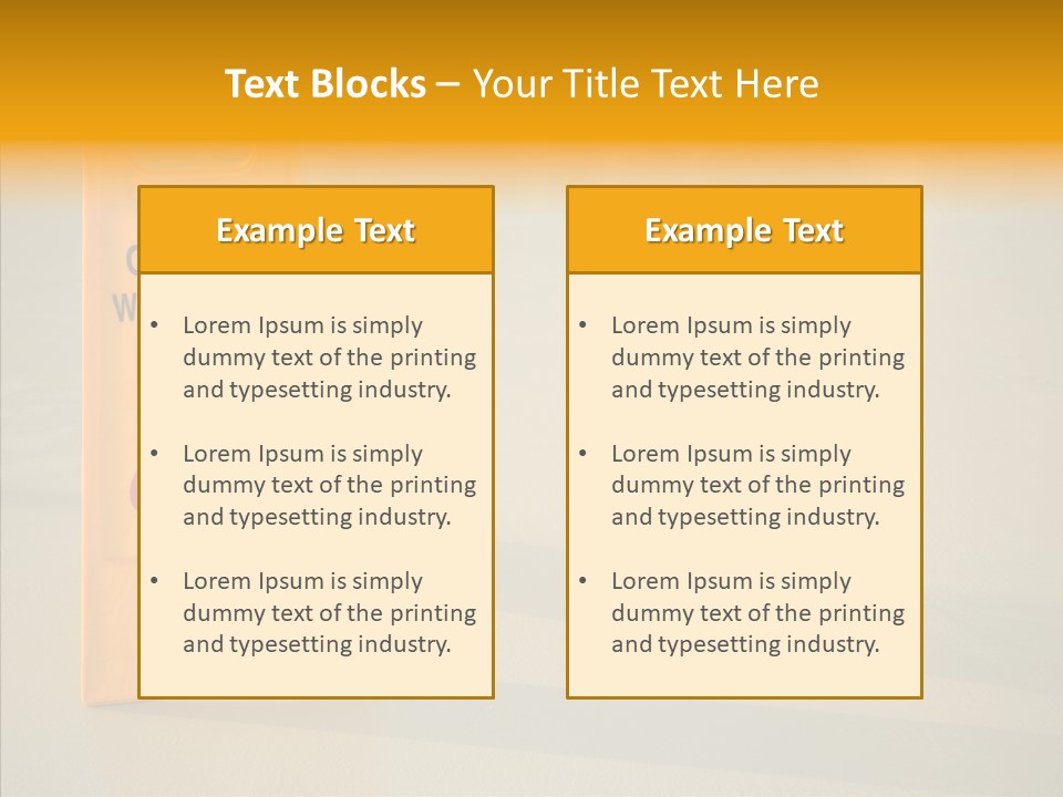Elderly Touching White PowerPoint Template