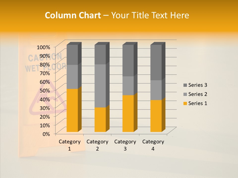 Elderly Touching White PowerPoint Template
