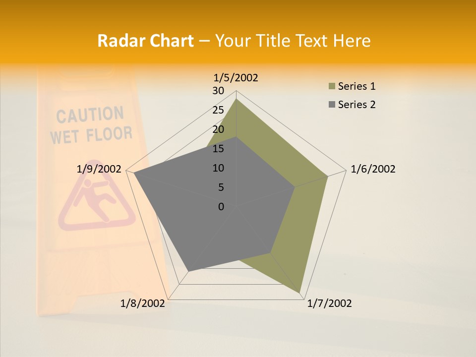 Elderly Touching White PowerPoint Template