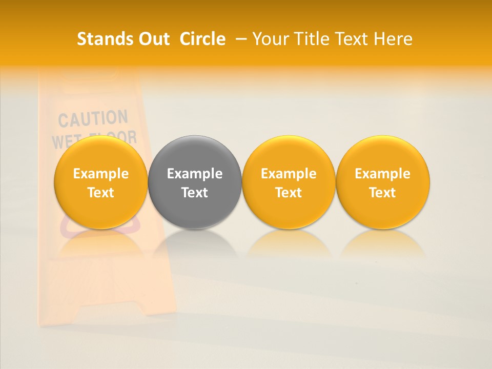 Elderly Touching White PowerPoint Template