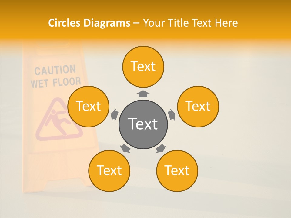 Elderly Touching White PowerPoint Template