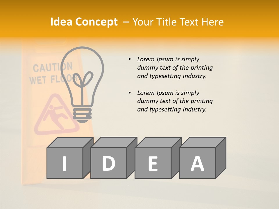 Elderly Touching White PowerPoint Template