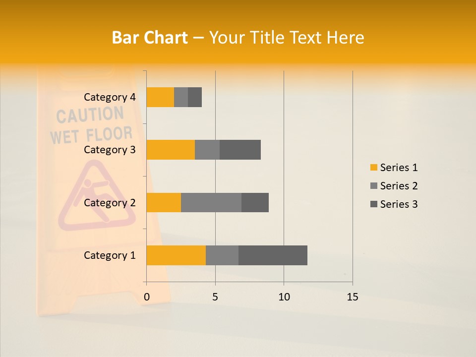 Elderly Touching White PowerPoint Template