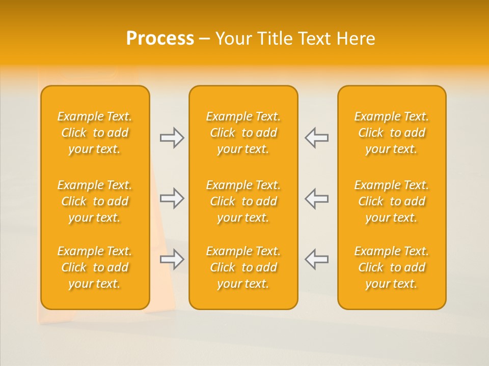 Elderly Touching White PowerPoint Template