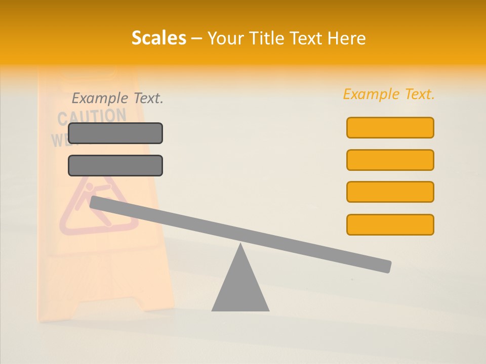 Elderly Touching White PowerPoint Template