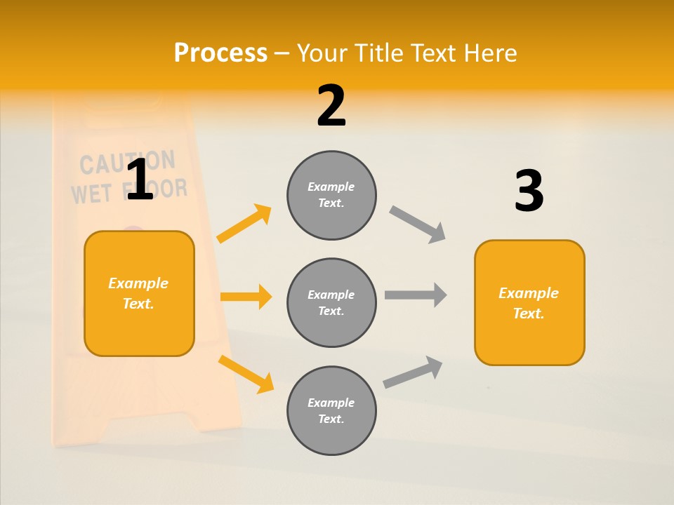 Elderly Touching White PowerPoint Template