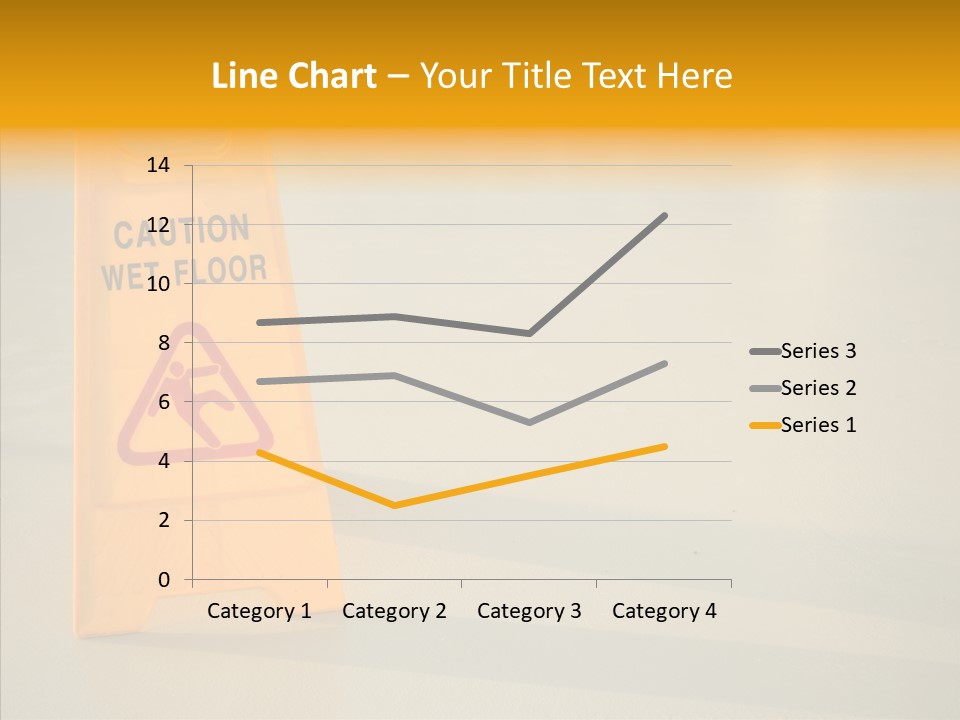 Elderly Touching White PowerPoint Template