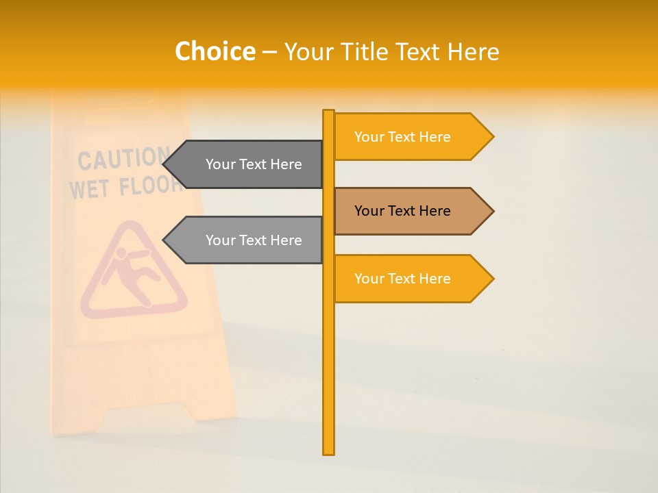 Elderly Touching White PowerPoint Template