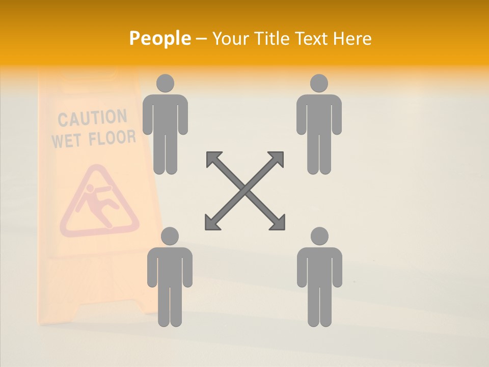 Elderly Touching White PowerPoint Template