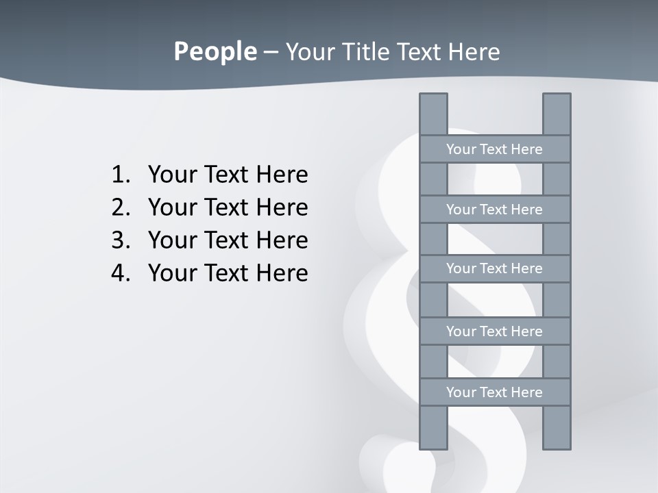 Aging Human Women PowerPoint Template