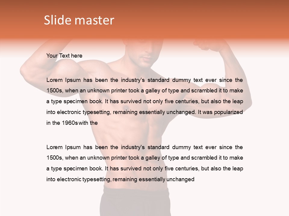 Elderly White Background Sharing PowerPoint Template