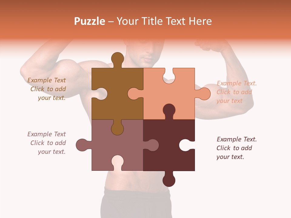 Elderly White Background Sharing PowerPoint Template