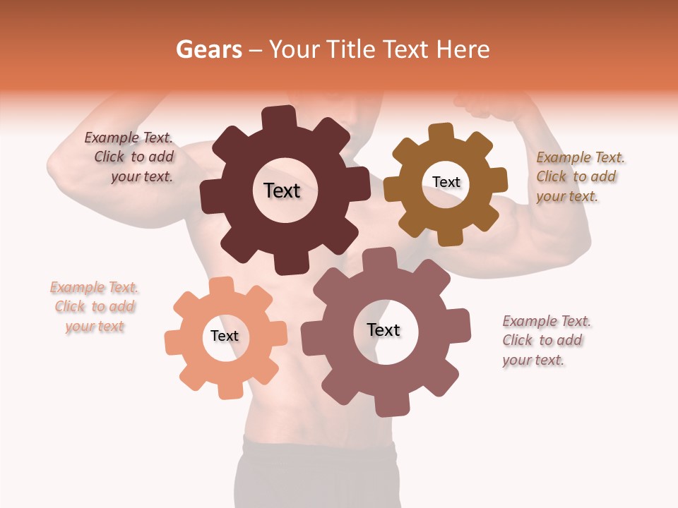 Elderly White Background Sharing PowerPoint Template