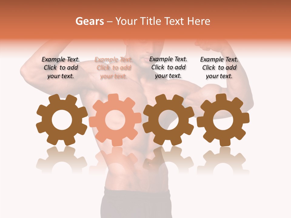 Elderly White Background Sharing PowerPoint Template