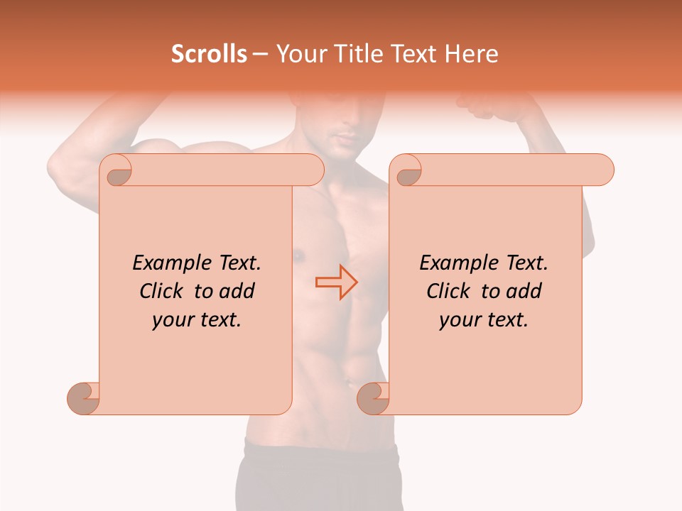 Elderly White Background Sharing PowerPoint Template