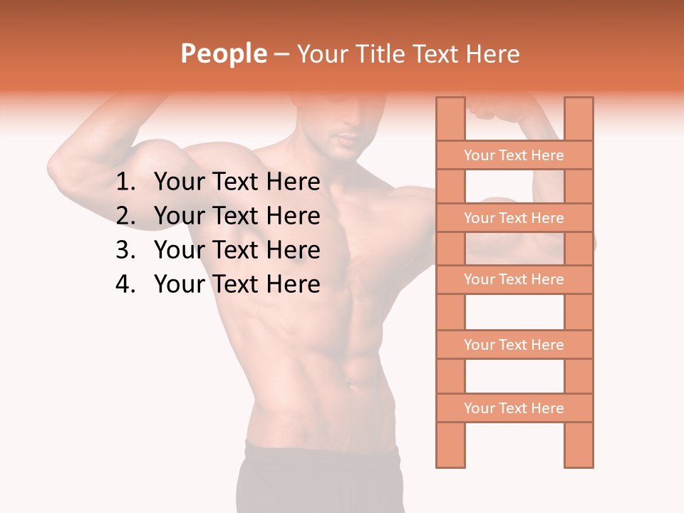 Elderly White Background Sharing PowerPoint Template