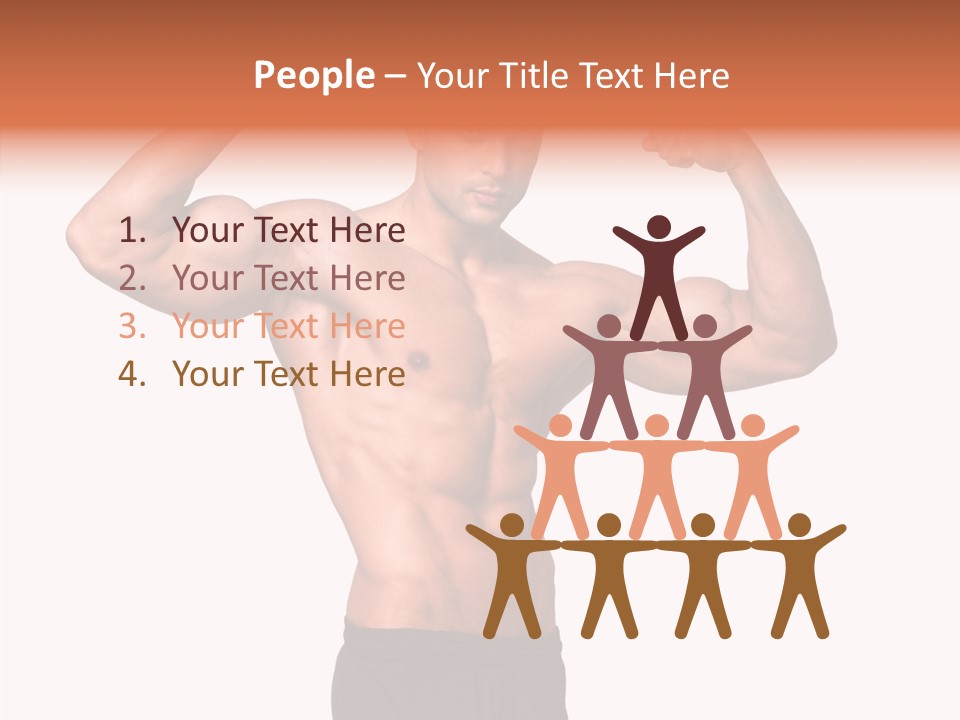 Elderly White Background Sharing PowerPoint Template