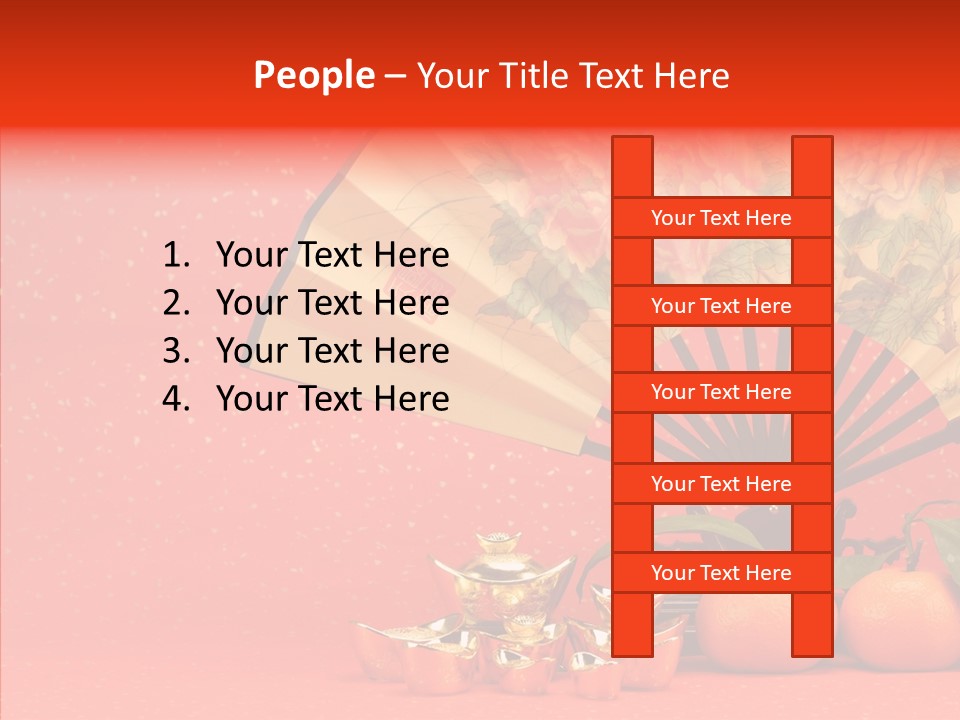 Senior  Helping Hand White PowerPoint Template