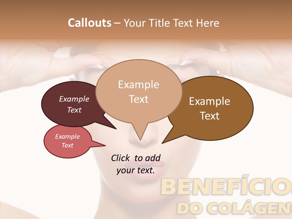 Touching  Holding Hands PowerPoint Template