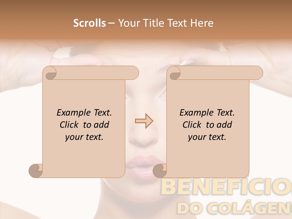 Touching  Holding Hands PowerPoint Template