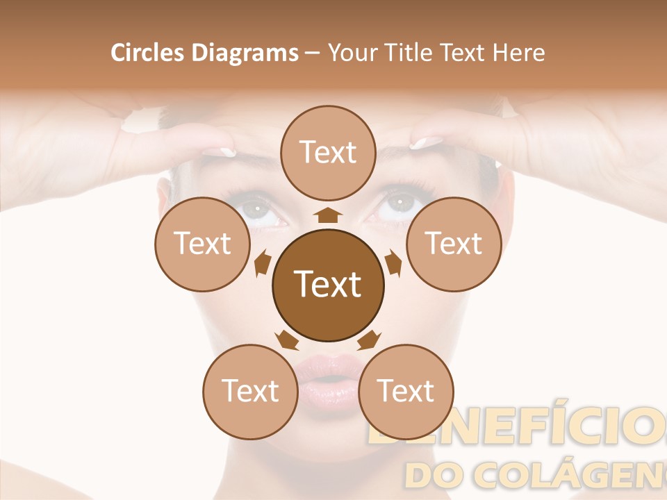 Touching  Holding Hands PowerPoint Template