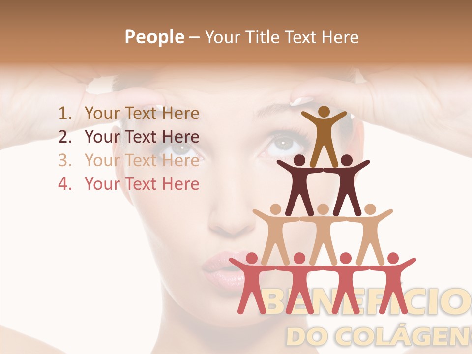 Touching  Holding Hands PowerPoint Template