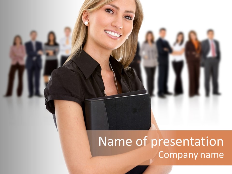 Assistance Helping Hand White Background PowerPoint Template