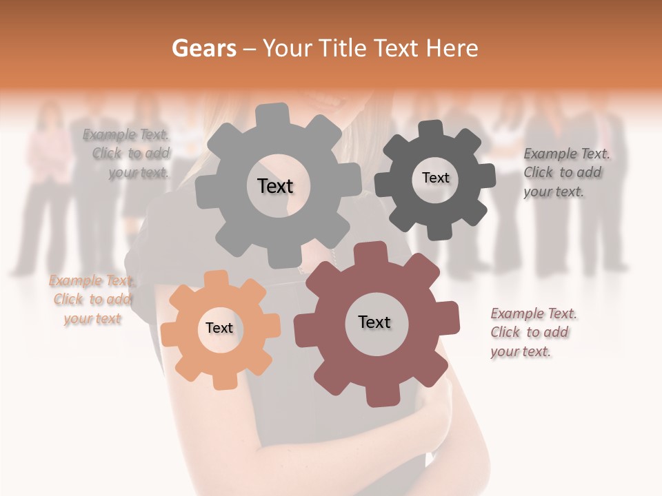 Assistance Helping Hand White Background PowerPoint Template