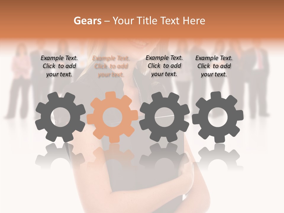 Assistance Helping Hand White Background PowerPoint Template