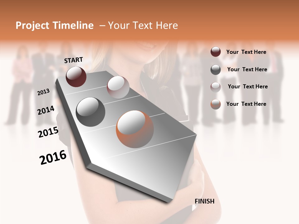 Assistance Helping Hand White Background PowerPoint Template