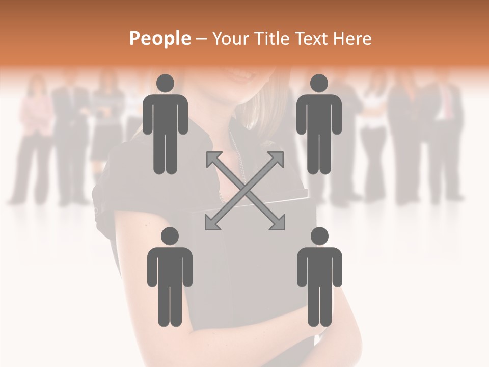 Assistance Helping Hand White Background PowerPoint Template