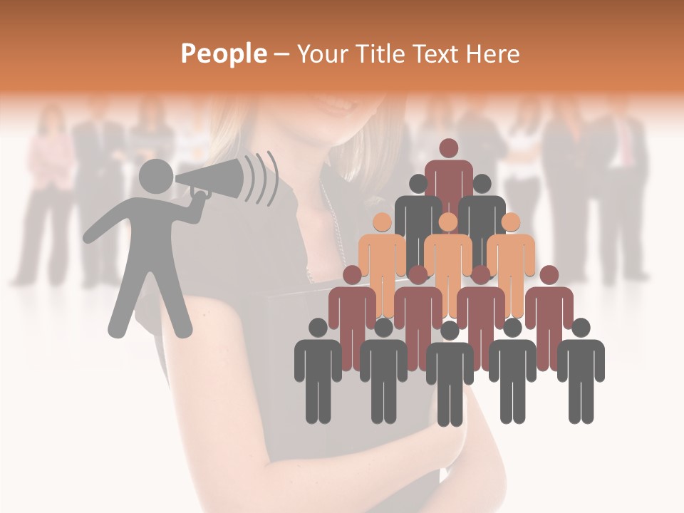 Assistance Helping Hand White Background PowerPoint Template