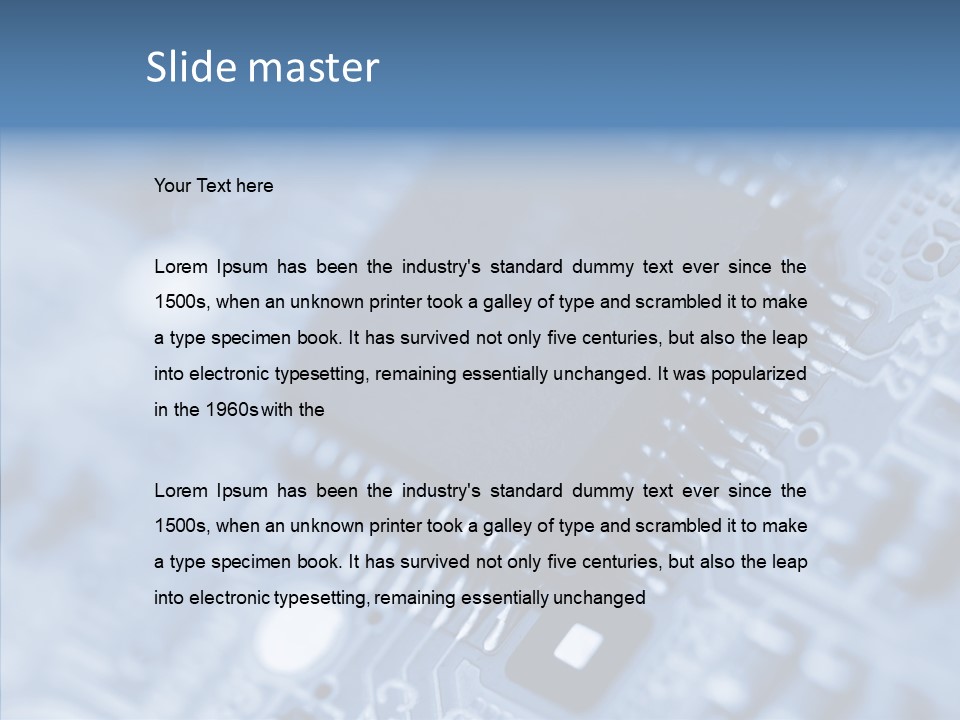 Old Elder Two PowerPoint Template