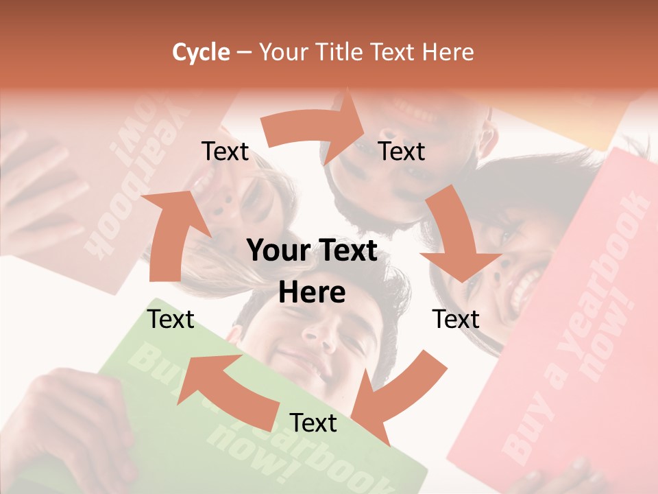 Senior  Togetherness Holding Hands PowerPoint Template