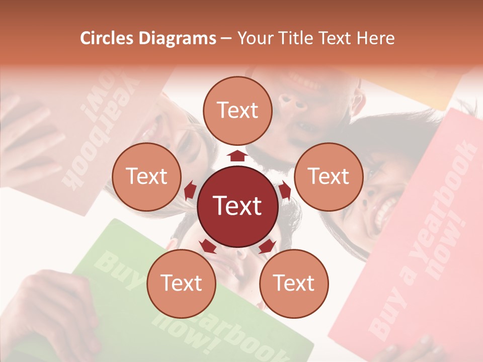 Senior  Togetherness Holding Hands PowerPoint Template