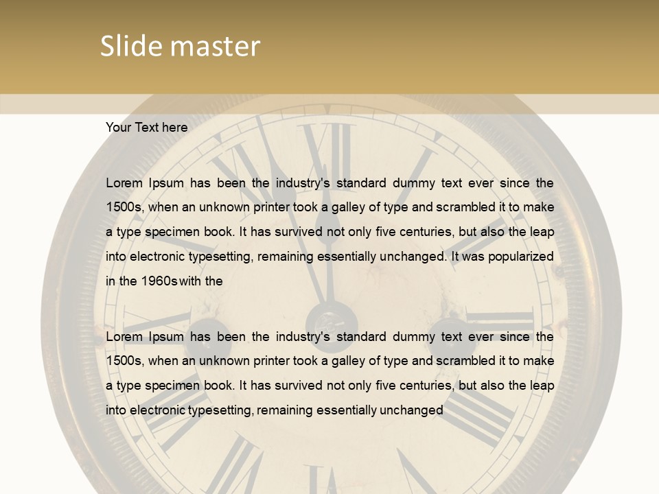 Elderly Hold Holding Hands PowerPoint Template