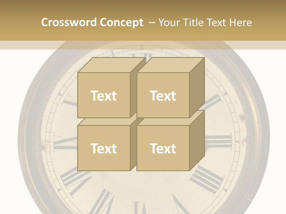 Elderly Hold Holding Hands PowerPoint Template