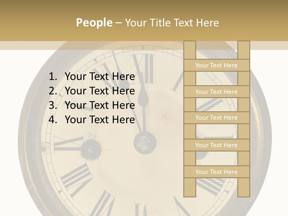 Elderly Hold Holding Hands PowerPoint Template